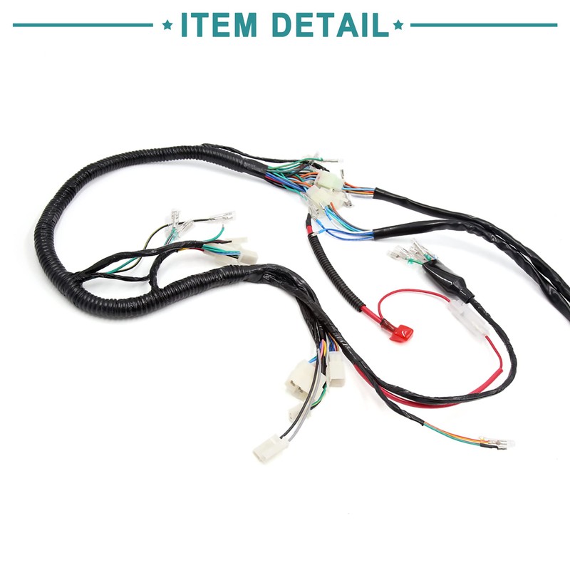 ACROPIX Motorcycle Electric Main Wire Harness with Left & Right