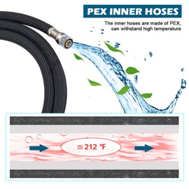 WEWE Kitchen Sink Faucet, Pull Down Kitchen Faucet, Black and Chrome Kitchen Faucet with Sprayer Stainless Steel Single Handle one or Three Hole for Laundry bar Kitchen Sinks