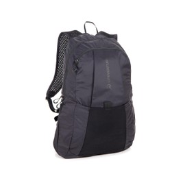 Lifeventure Ultra Lightweight, Compact, Foldable Backpack Made From Recycled Fabrics, For Sport, Travelling, Walking and Hiking, 25 Litre, Black