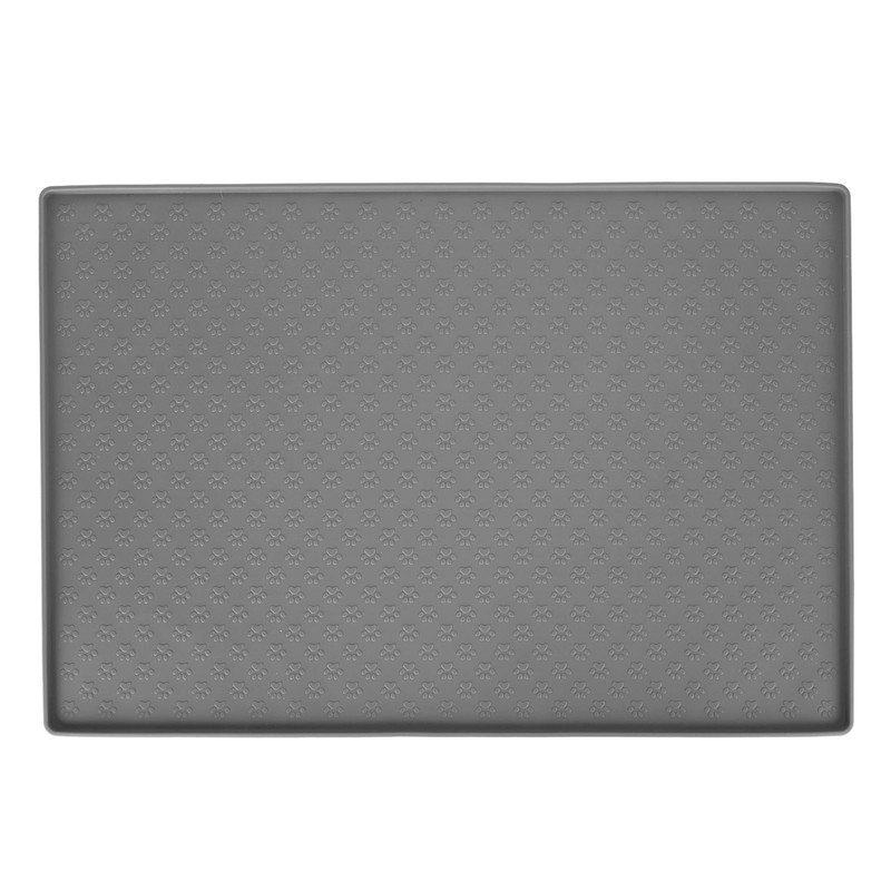Pet Feeding Mat Silicone Waterproof Safe Raised Edge Slip Resistant
