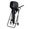 DYNAMI Outboard Boat Motor Stand Cart Dolly,Folding Engine Support Stand