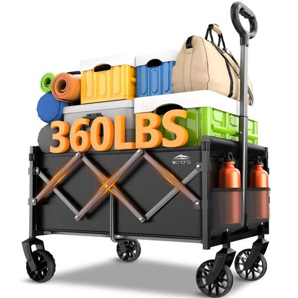 Collapsible Wagons Carts Foldable - Portable Heavy Duty Folding Beach