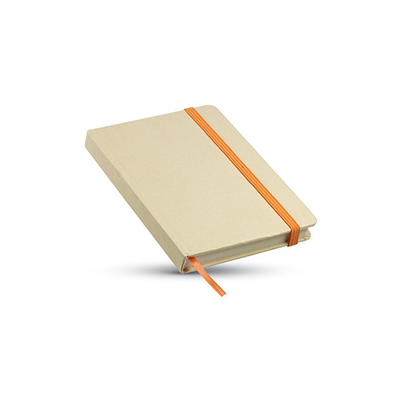 Notebook made of recycled material and recycled sheets, 96 blank