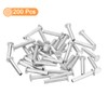 uxcell 200Pcs Semi Tubular Rivets, 2.5mm x 16mm Aluminum Round