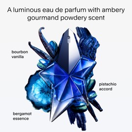 Mugler - Angel Stellar - Eau de Parfum - Womens Perfume - Ambery Gourmand - With Pistachio, Vanilla & Woody Accord - 3.4 Fl Oz