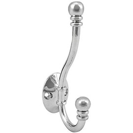 5 Pack - Cosmas 36267CH Polished Chrome Heavy Duty Coat & Hat Hook