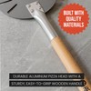 Chef Pomodoro Mini Pizza Turning Peel with Aluminum Handle for