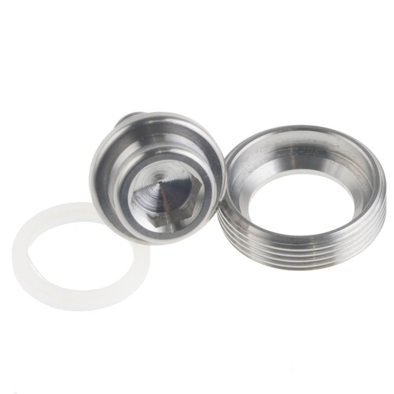 dingtai Titanium crank bolt Screws m8x15 mm Extractor Sleeve (Titanium Color)