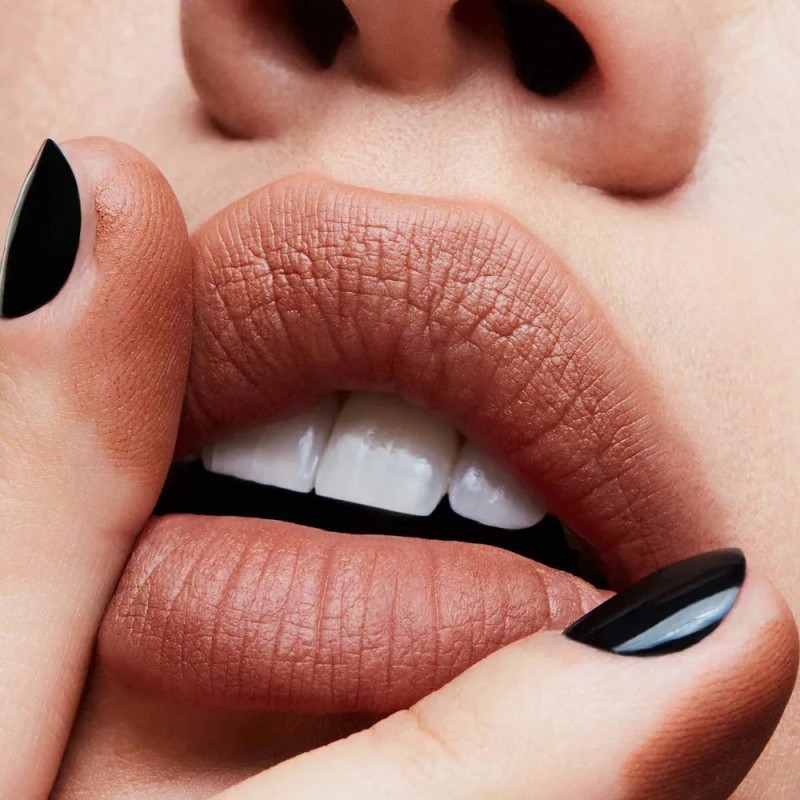 Labial Maquillaje Mac Matte Powder Kiss Lipstick 3g Color Impulsive