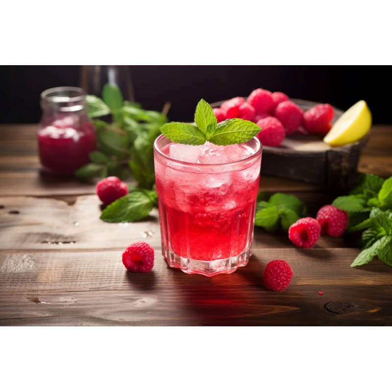 Pink-Raspberry easyWater Drink Powder, Sugar-free Flavour Powder for Refreshing Drinks,