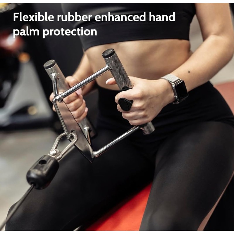 AurolaGlow Gym Training Grip - Anti-Slip Rubber Gym Hand Grips
