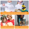 Science Microscope Kits for Kids 100X-1200X with Foldable Table Portable