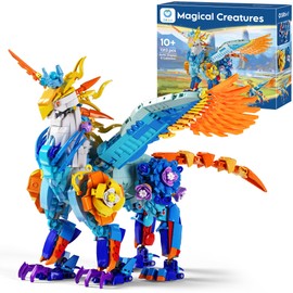 Sillbird Magical Creatures Building Set for Kids Age 10+ and Adults, Buildable Flower Animal Toy for Home Decor, Birthday Gift Idea for Boys Girls Teens and Adults (1212 Pieces)
