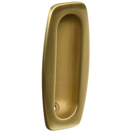 Baldwin 0458033 Sliding Door Flush Pull, Vintage Brass