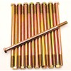 (10) Hex Head 1/2-13 x 10 Grade 8 Bolts Yellow