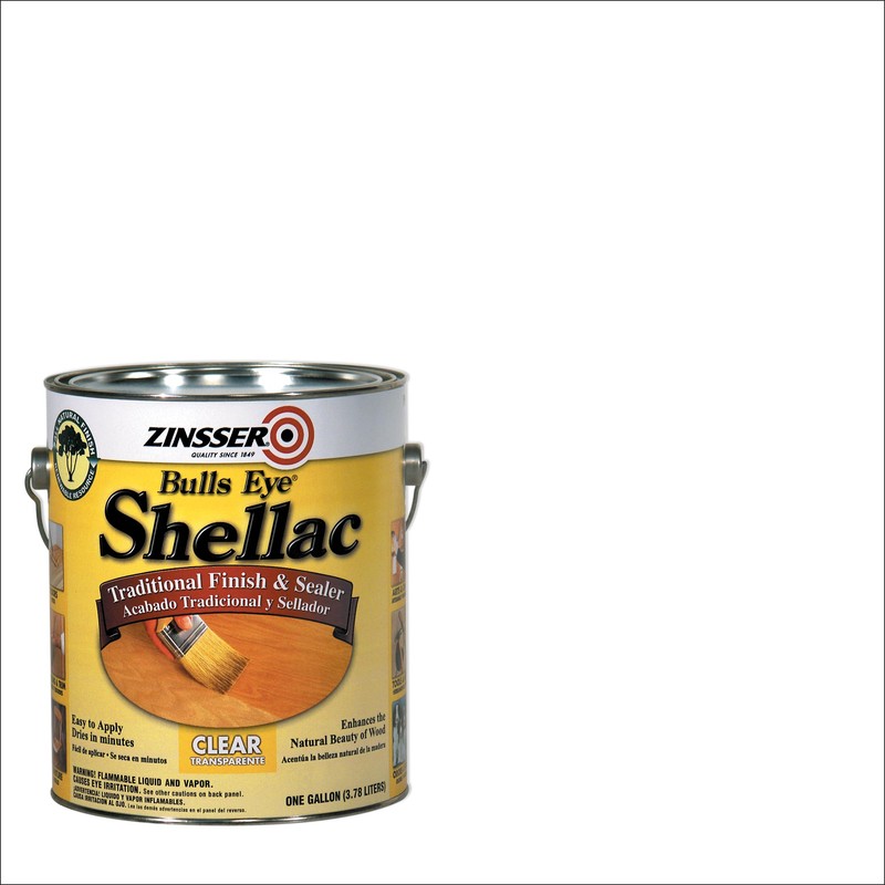 Zinsser 301 Bulls Eye Shellac Traditional Finish & Sealer, Gallon,