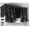 OhMill Students Dormitory Bunk Bed Curtain Drapery Lightproof Dustproof Canopy