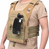 TRIWONDER Tactical Flashlight Pouch Flashlight Holster Case Molle Torch Holder