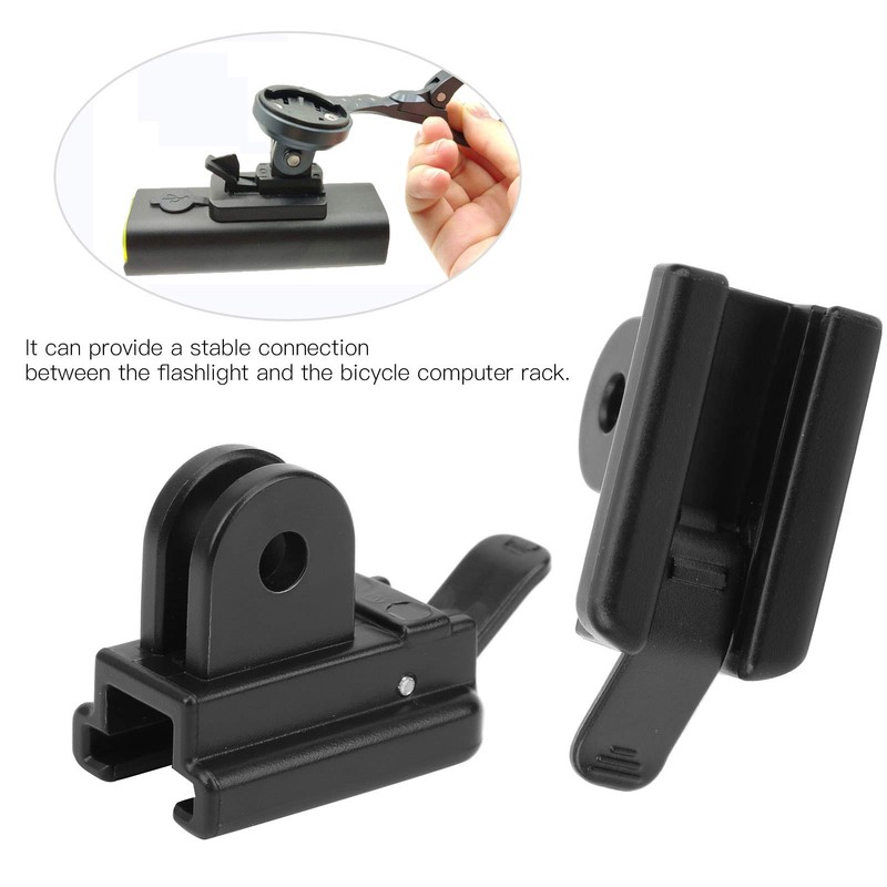 GOTOTOP Universal Bicycle Mount Torch Lamp Holder Pack of 2
