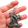 Muay Thai Keychain, Kick Boxing Keyring, Fighter Keychain, Fighting Postures