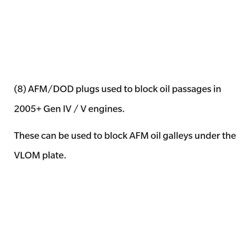DoD / Afm Plug Ls LS dod plugs 5.3/6.0/6.2 2008-2023