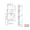 Vachette NF Certified Level 2 Mortice Lock Up To 40mm
