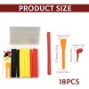 18 Pcs Zig Rigs for Carp Fishing,Adjustable Carp Rigs with