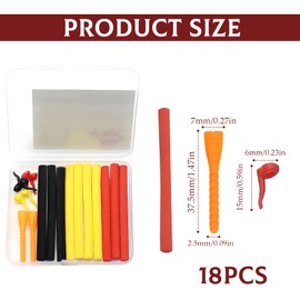 18 Pcs Zig Rigs for Carp Fishing,Adjustable Carp Rigs with Marker Float and Zig Line,Fishing Rigs