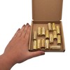 SKIR'CO Pack of 15 Brass Drop in Anchor M12 x