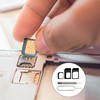16 Pcs 4 in 1 SIM Card Adapter with Removal