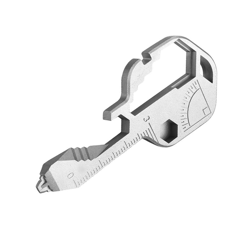 ieron 1pc 24-in-1 Multi-Tool Key Stainless Steel Portable Tool Keychain