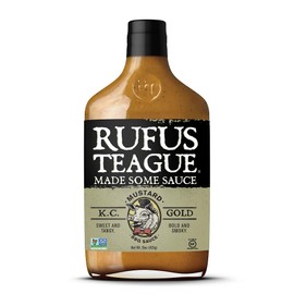 Rufus Teague - KC Gold BBQ Sauce - Premium Mustard Barbecue Sauce - 14.25 oz Bottle