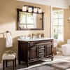 RADIANCE goods Contemporary 4 Light Rubbed Bronze Bath Vanity Fixture