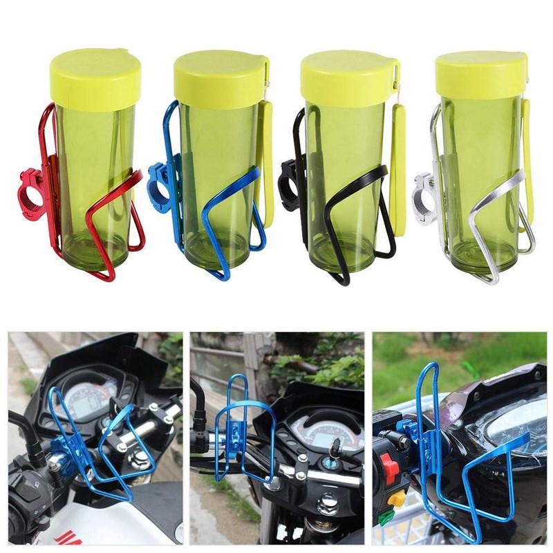 Universal Motorcycles Drink Cup Holder Handlebar Adjustable Motorbike Water Beverage