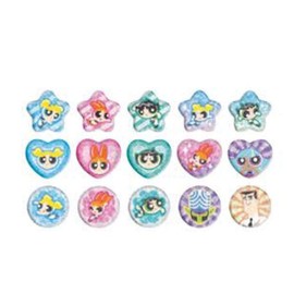 Cracks Powerpuff Girls Spell Seal Flakes Seal Sticker Deco Decoration 340270
