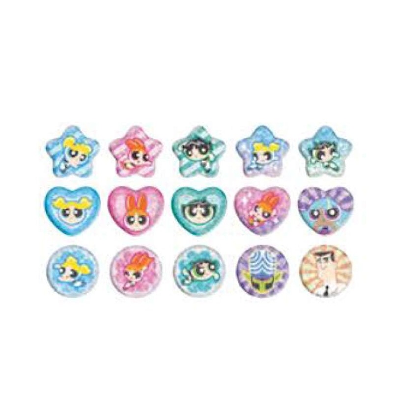 Cracks Powerpuff Girls Spell Seal Flakes Seal Sticker Deco Decoration