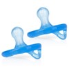 Chupon Estilo Cereza 100% De Silicon Azul/Aqua