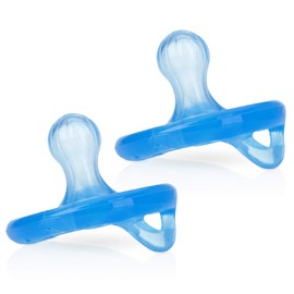 Chupon Estilo Cereza 100% De Silicon Azul/Aqua