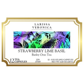 Strawberry Lime Basil Barley Orzo Tea (Single Serve K-Cup Pods) (12 pods, ZIN: 577397)