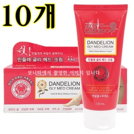 Dandelion Glee Med Cream (Heel Hand Cream), 120ml, 1 piece, 10 pieces / 민들레 글리 메드 크림 (풋꿈치 핸드크림), 120ml, 1개, 10개입