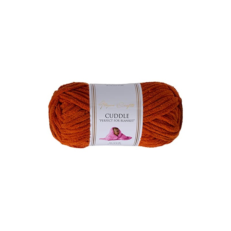 Utopia Crafts Cuddle Super Chunky Chenille Soft Yarn for Knitting