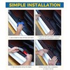 Flaconi 4PCS Car Door Sill Protectors, Anti-Scratch Rubber Edge Guards,