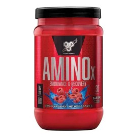 Suplemento en polvo BSN Endurance and Recovery Aminoácidos de AMINOx sabor frambuesa azul x 435g                                                      