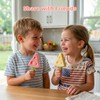 6 Pack Popsicles Molds with Sticks,Reusable Popsicle Molds,Homemade Popsicle Holders