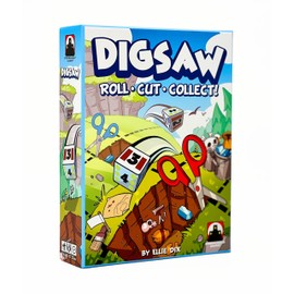 Stronghold Games Digsaw: Roll-and-Cut Archaeology Game - Fun Family Game for Ages 14+ - Plays in 25 Minutes - from The Makers of Terraforming Mars