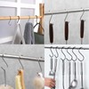 10-Pack S Shaped Hooks,Stainless Steel Metal Hangers for Home,Office,Work Shop