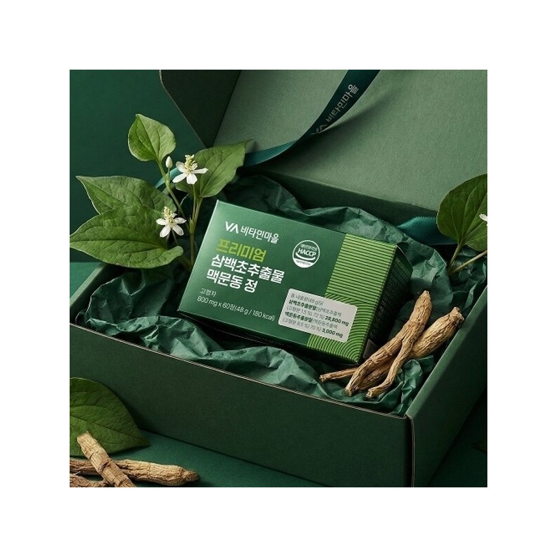 Vitamin Village Premium Sambaek Choi Extract Macmundong Tablets 60 tablets