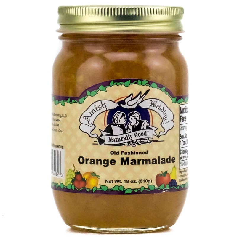 Amish Wedding Orange Marmalade 18oz (Pack of 2)
