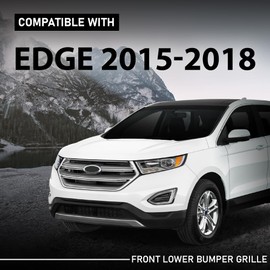 G-PLUS Front Bumper Lower Grille, Compatible with Ford Edge 2015-2018, BTPS7453MBK, FT4Z-17K945-AA