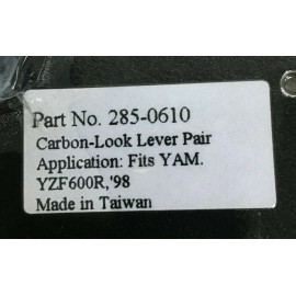 Pro Sport Carbon Look Brake & Clutch Lever Set Yamaha 97-98 YZF600R YZF 285-0610
